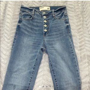 high rise jeans